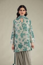Floral Lawn Dupatta - View 5