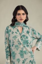 Floral Lawn Dupatta - View 6