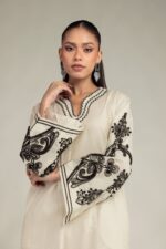 Floral Cotton Kurta - View 3