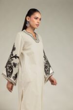 Floral Cotton Kurta - View 5