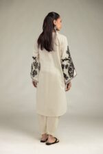 Floral Cotton Kurta - View 2