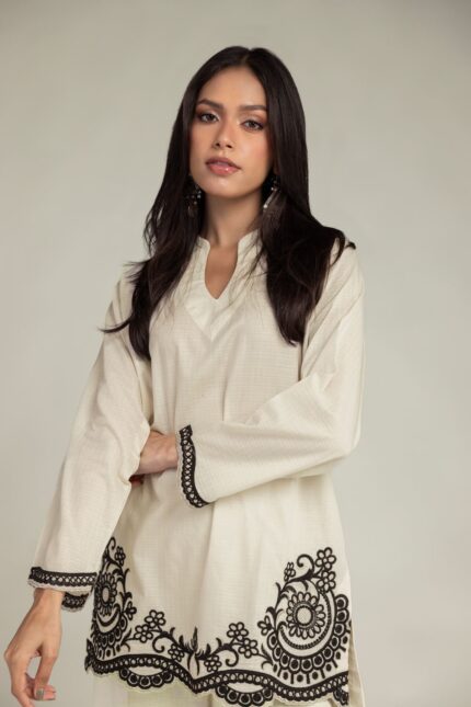 Cotton Dobby Kurta - View 2