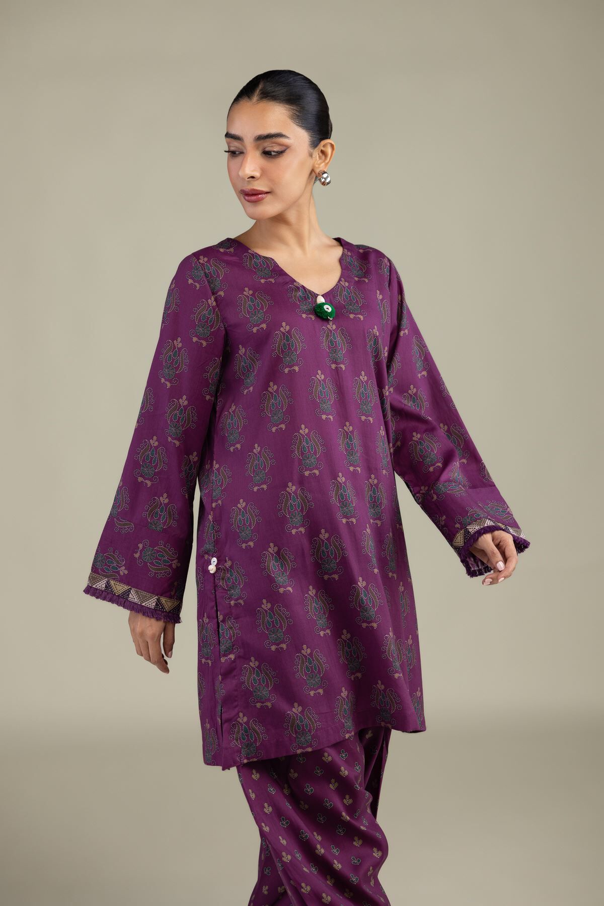 Textured Weave Shalwar-1 Textured Weave Shalwar - View 1