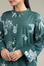 Floral Cotton Kurta - View 3