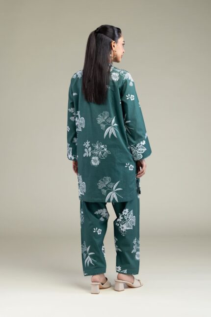 Floral Cotton Kurta - View 1