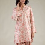 Floral Peach Shalwar 1