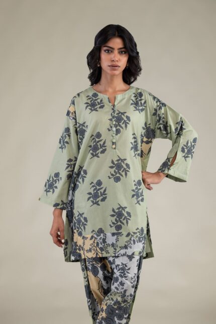 Floral Cambric Shalwar 2