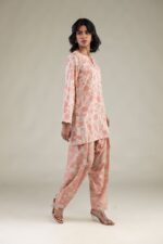 Floral Peach Shalwar 2