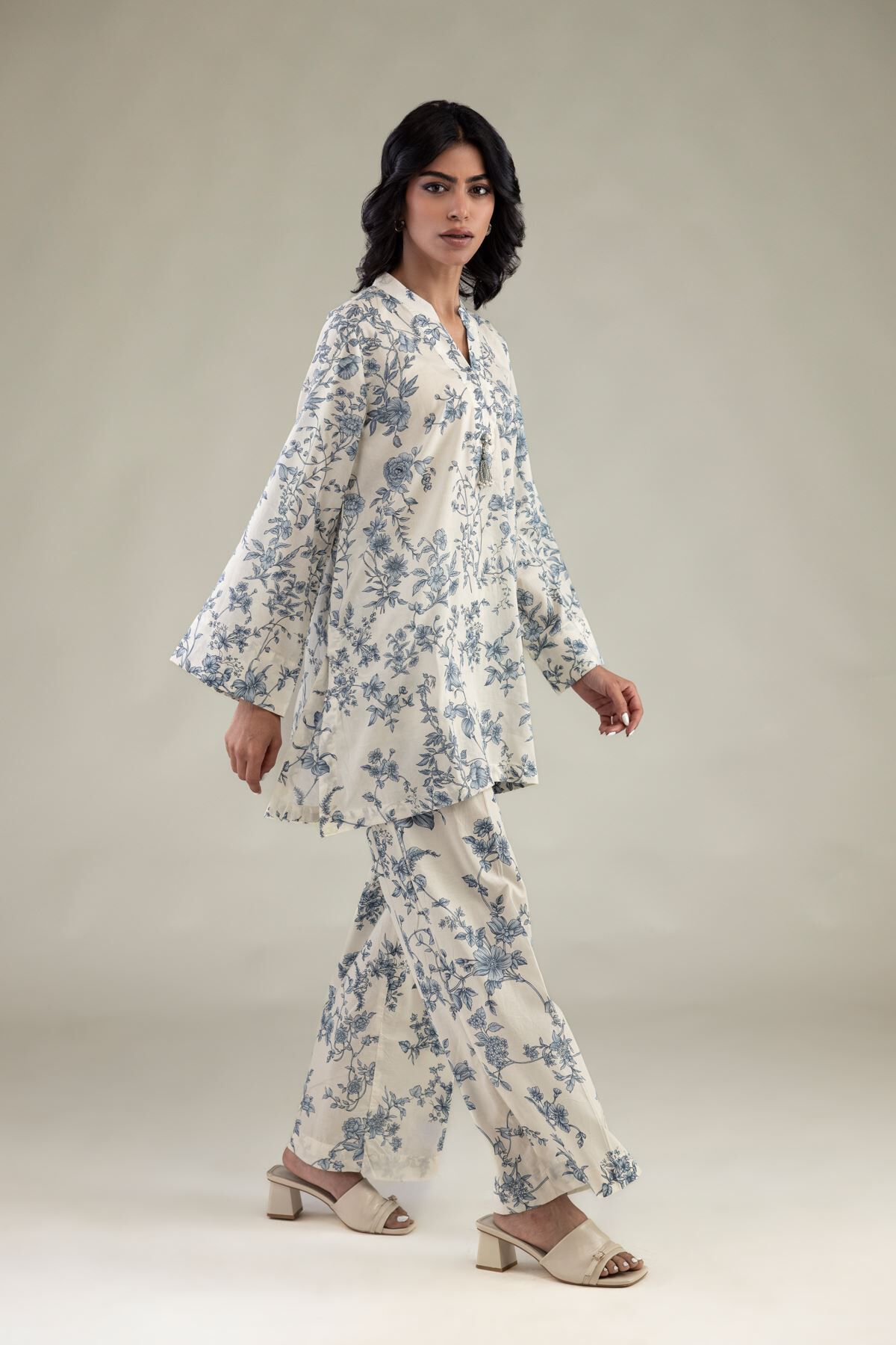 Floral Summer Pants-1 Floral Summer Pants - View 1