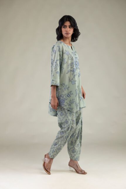 Floral Mint Shalwar 2