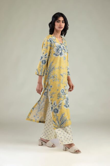 Cambric Printed Pants - View 1