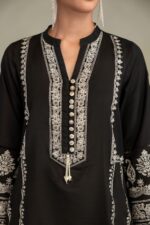 Long Black Kurta - V5