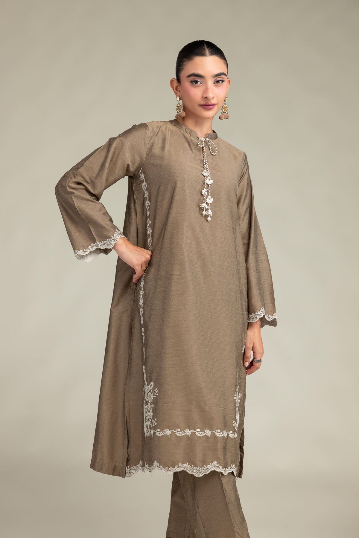 1-26-249-A-C1-VG_MULTI-1 Raw Silk Kurta - V1
