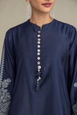 Silk Floral Kurta - V5