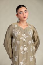 Floral Silk Kurta - V3