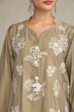 Floral Silk Kurta - V4