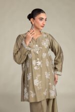 Floral Silk Kurta - V5