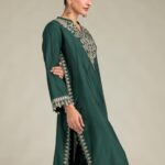Floral Green Kurta - V1