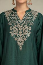 Floral Green Kurta - V5
