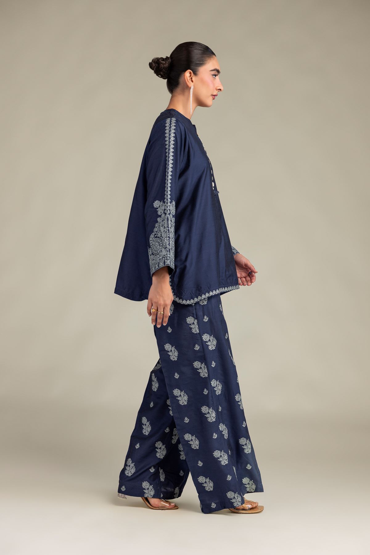 1-26-249-B-D1-VG_MULTI-1 Floral Silk Pants - V1