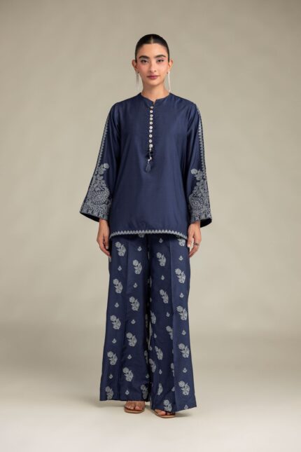 Floral Silk Pants - V2