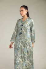 Floral V-Neck Kurta - View 5