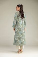 Floral V-Neck Kurta - View 3