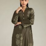 Longline Floral Kurta - View 1