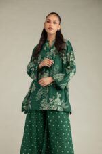 Green Cambric Kurta - View 2