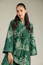 Green Cambric Kurta - View 3