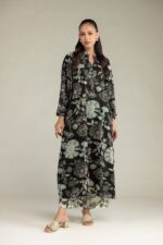 Black Cambric Kurta - View 5