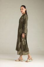 Longline Floral Kurta - View 4