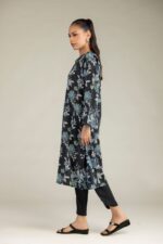 Floral Longline Kurta - View 4