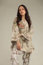 Short Beige Kurta - View 1