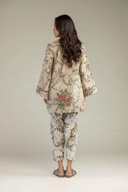 Short Beige Kurta - View 2