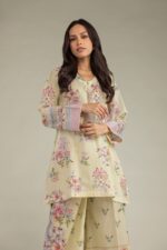 Short Floral Kurta - View 1