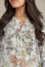 Floral Longline Kurta - View 1