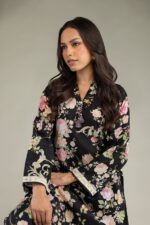 Black Cambric Kurta - View 2