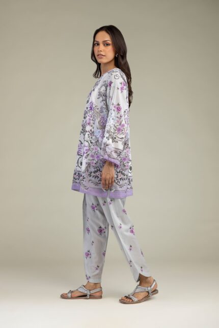 Floral Cambric Shalwar 2