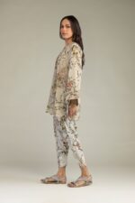 Short Beige Kurta - View 3