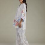 Floral Cambric Kurta - View 1