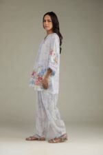 Floral Cambric Kurta - View 1