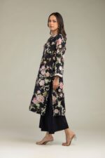 Black Cambric Kurta - View 1