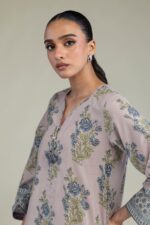 Floral Longline Kurta - View 2
