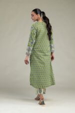 Floral Green Kurta - View 1