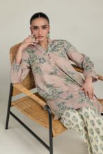 Short Floral Kurta - View 5