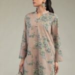 Short Floral Kurta - View 1