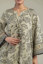 Cambric Longline Kurta - View 2