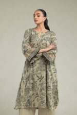 Cambric Longline Kurta - View 3