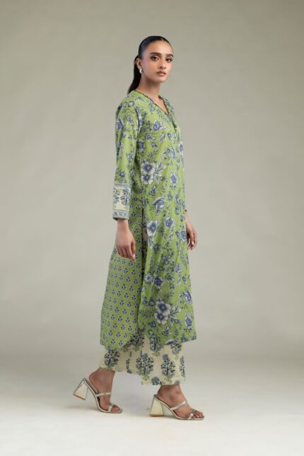 Floral Cambric Pants - View 1